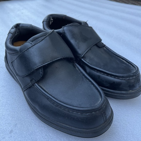 Earth Spirit Layton Mens Black Leather Walking Shoes Balance Sz 9W Vintage - Picture 5 of 8